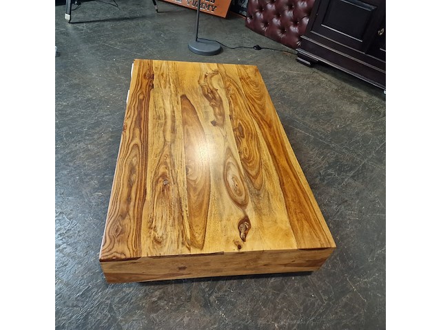 Salontafel chesterfield, chesterfield, bruin, wit - afbeelding 4 van  4