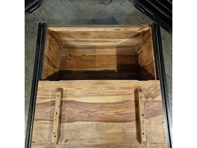 Salontafel chesterfield, chesterfield, bruin, zwart - afbeelding 2 van  4