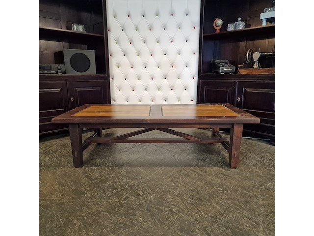 Salontafel chesterfield, chesterfield, bruin - afbeelding 2 van  3