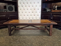 Salontafel chesterfield, chesterfield, bruin - afbeelding 2 van  3