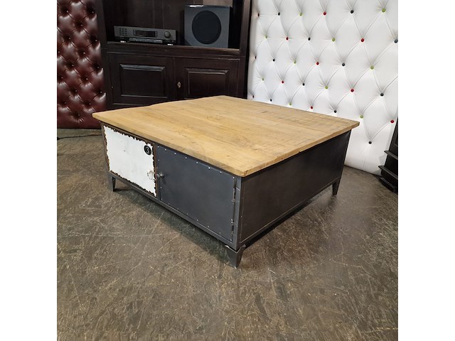 Salontafel chesterfield, chesterfield, bruin - afbeelding 1 van  4