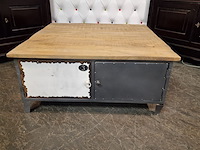 Salontafel chesterfield, chesterfield, bruin - afbeelding 2 van  4