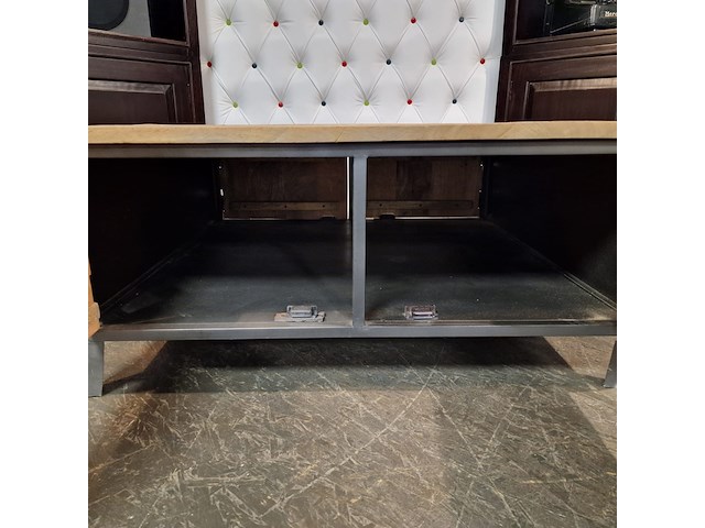 Salontafel chesterfield, chesterfield, bruin - afbeelding 3 van  4