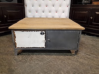 Salontafel chesterfield, chesterfield, bruin - afbeelding 4 van  4