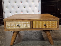 Salontafel chesterfield, chesterfield , bruin - afbeelding 1 van  3