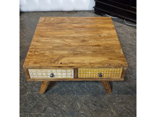 Salontafel chesterfield, chesterfield , bruin - afbeelding 3 van  3