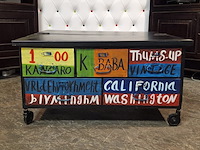 Salontafel chesterfield, chesterfield, meerkleurig - afbeelding 1 van  5