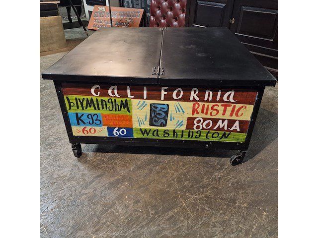 Salontafel chesterfield, chesterfield, meerkleurig - afbeelding 3 van  5