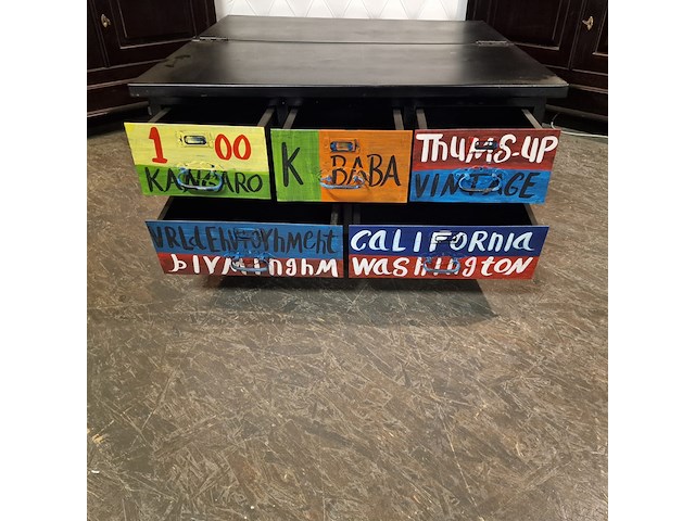 Salontafel chesterfield, chesterfield, meerkleurig - afbeelding 5 van  5