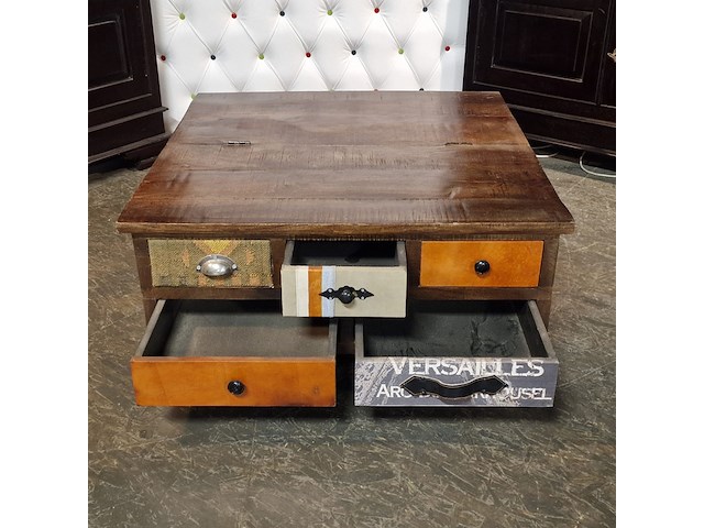 Salontafel chesterfield, chesterfield, meerkleurig - afbeelding 2 van  4