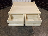 Salontafel chesterfield, chesterfield, wit - afbeelding 5 van  6