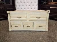 Salontafel chesterfield, chesterfield, wit - afbeelding 6 van  6