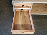 Salontafel chesterfield, creme - afbeelding 5 van  5