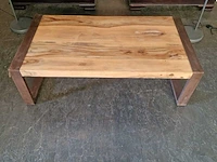 Salontafel chesterfield, creme - afbeelding 1 van  3