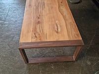 Salontafel chesterfield, creme - afbeelding 2 van  3