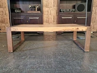 Salontafel chesterfield, creme - afbeelding 3 van  3