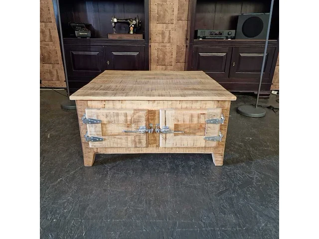 Salontafel chesterfield, creme - afbeelding 1 van  4