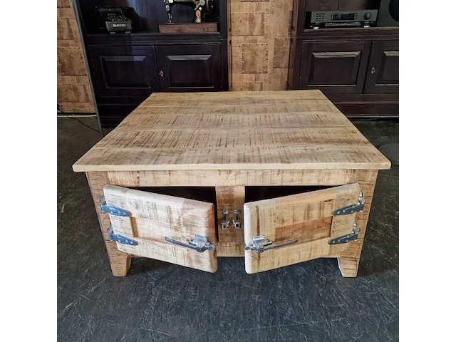 Salontafel chesterfield, creme - afbeelding 2 van  4