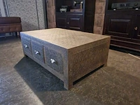 Salontafel chesterfield, goud - afbeelding 2 van  2