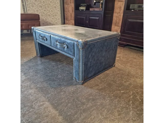 Salontafel chesterfield, jack, blauw - afbeelding 2 van  3