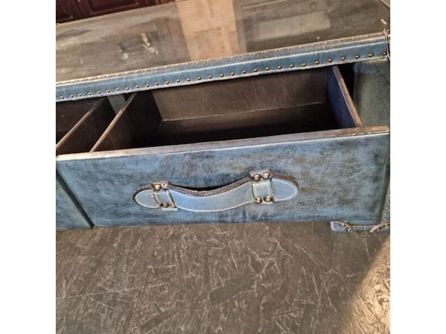 Salontafel chesterfield, jack, blauw - afbeelding 3 van  3