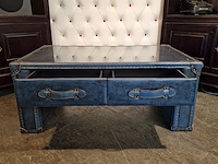 Salontafel chesterfield, jack, blauw