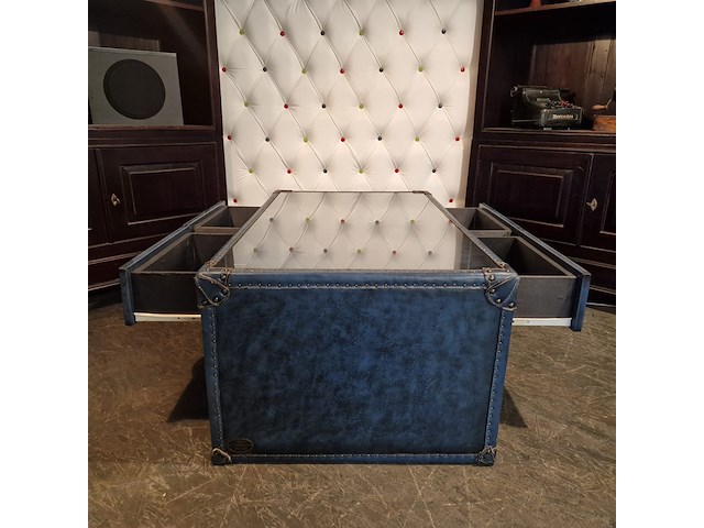 Salontafel chesterfield, jack, blauw - afbeelding 4 van  9