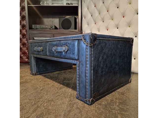 Salontafel chesterfield, jack, blauw - afbeelding 5 van  9