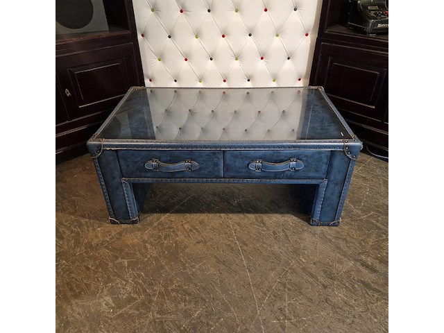 Salontafel chesterfield, jack, blauw - afbeelding 8 van  9