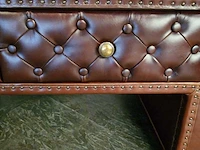 Salontafel chesterfield, jack knopen, bruin - afbeelding 3 van  3