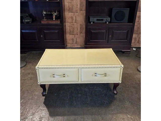 Salontafel chesterfield, jason, creme - afbeelding 1 van  3