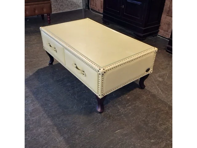 Salontafel chesterfield, jason, creme - afbeelding 2 van  3