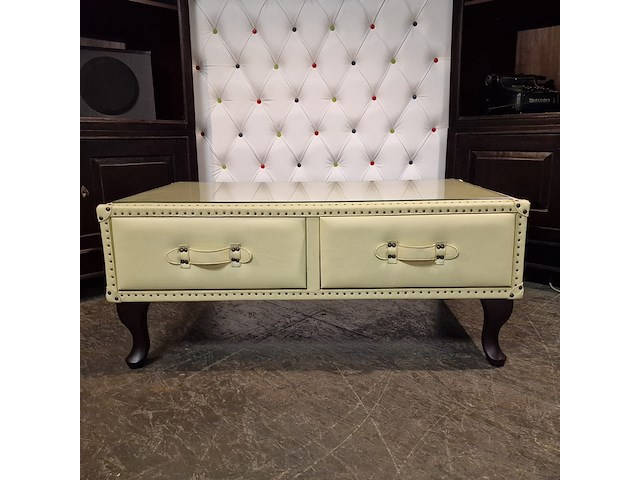 Salontafel chesterfield , jason, crème - afbeelding 1 van  7