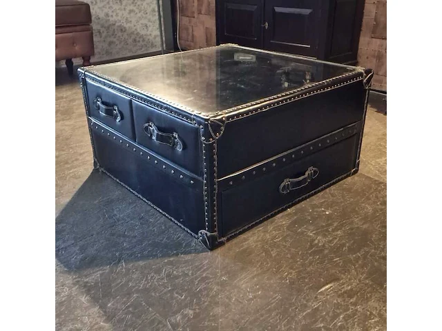 Salontafel chesterfield, jones, zwart - afbeelding 2 van  3