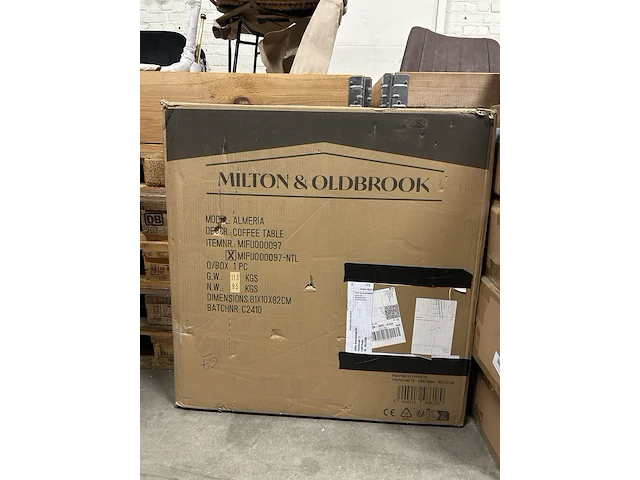 Salontafel, diameter 75cm milton & oldbrook, almeria - afbeelding 2 van  4