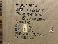 Salontafel, diameter 75cm milton & oldbrook, almeria - afbeelding 3 van  4