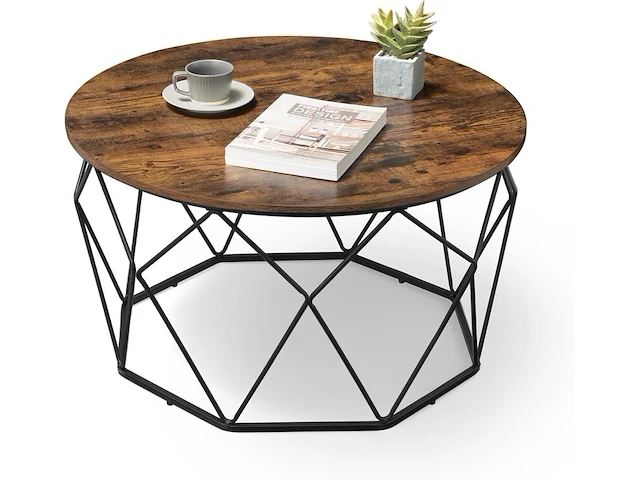 Salontafel diameter 80cm vasagle - afbeelding 1 van  4