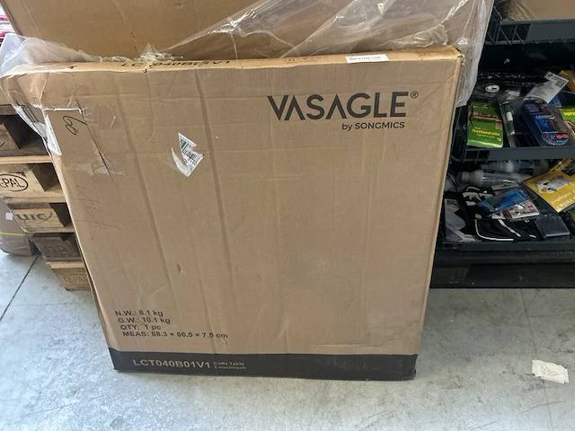 Salontafel diameter 80cm vasagle - afbeelding 3 van  4