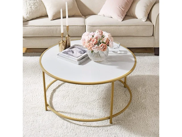 Salontafel diameter 84 cm vasagle - afbeelding 1 van  3
