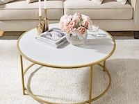 Salontafel diameter 84 cm vasagle - afbeelding 1 van  3