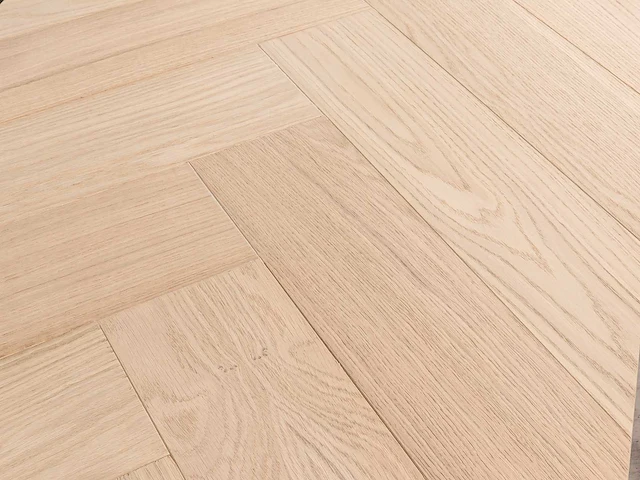 Salontafel eiken visgraat blad 140 x 70 cm - afbeelding 3 van  6