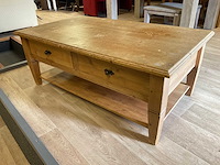 Salontafel grenen met lades - afbeelding 2 van  2