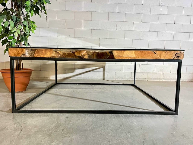 Salontafel met glazen blad - afbeelding 2 van  5
