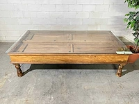 Salontafel met glazen blad - afbeelding 1 van  4
