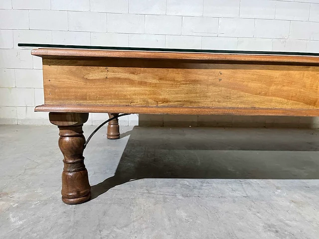 Salontafel met glazen blad - afbeelding 3 van  4
