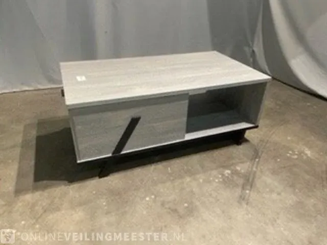Salontafel met opbergvak, grijs - afbeelding 1 van  7