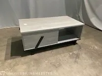 Salontafel met opbergvak, grijs - afbeelding 1 van  7