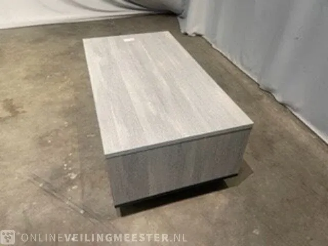 Salontafel met opbergvak, grijs - afbeelding 3 van  7