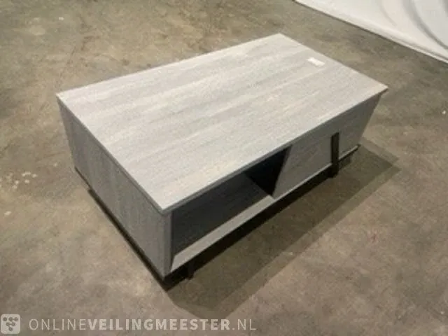 Salontafel met opbergvak, grijs - afbeelding 4 van  7