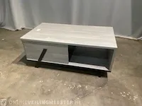 Salontafel met opbergvak, grijs - afbeelding 5 van  7